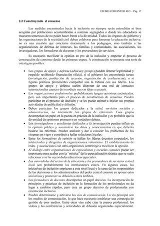UNESCO EDUCACION INCLUSIVA. LA EDUCACIÓN INCLUSIVA: EL CAMINO HACIA EL ...