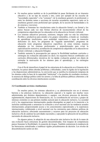 UNESCO EDUCACION INCLUSIVA. LA EDUCACIÓN INCLUSIVA: EL CAMINO HACIA EL ...