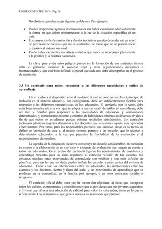 UNESCO EDUCACION INCLUSIVA. LA EDUCACIÓN INCLUSIVA: EL CAMINO HACIA EL ...