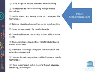 Facilitate personalized
        learning
 