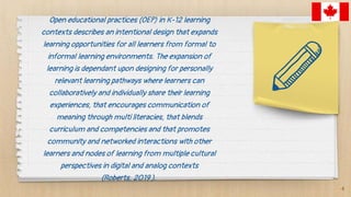 Open Education For a Better World (OE4BW) Storytelling and Perspectives ...