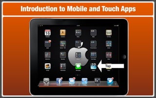Introduction to Mobile and Touch Apps




                           Tap
 