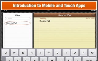 Introduction to Mobile and Touch Apps
 