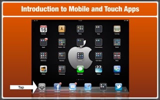 Introduction to Mobile and Touch Apps




Tap
 