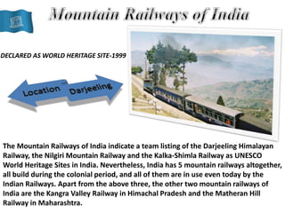 Unesco World Heritage Sites of india | PPTX