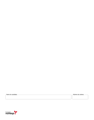 Nome do candidato   Número da carteira
 