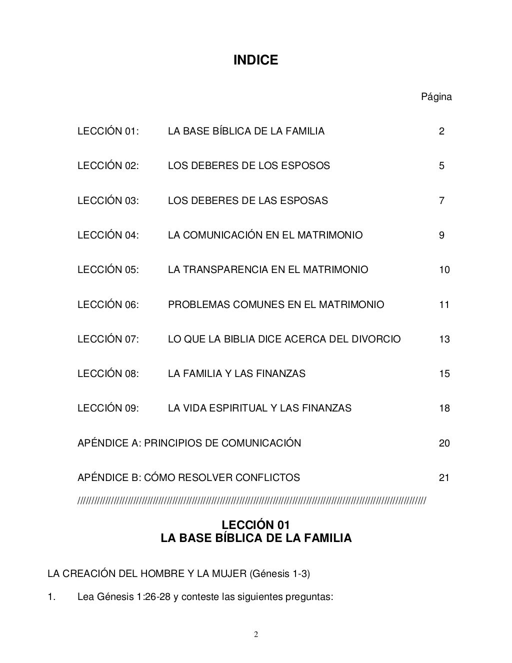 Estudio Bíblico sobre la Familia