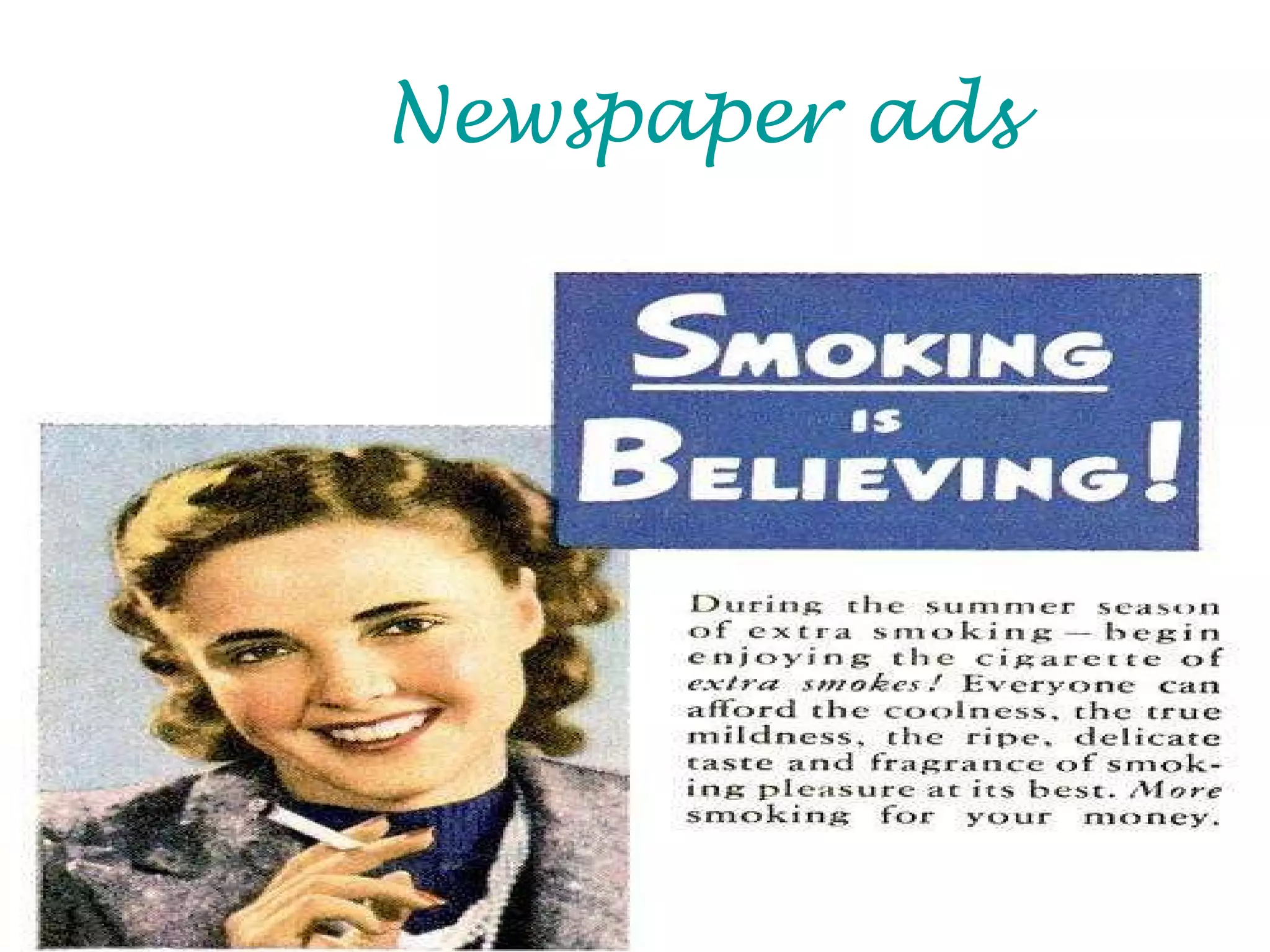 Newspaper ads 