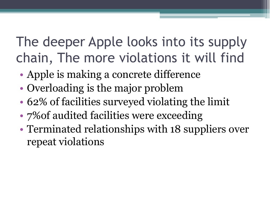 apple unethical case study
