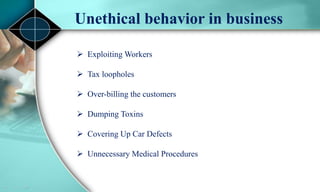 unethical