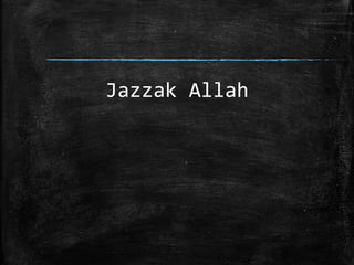 Jazzak Allah
 