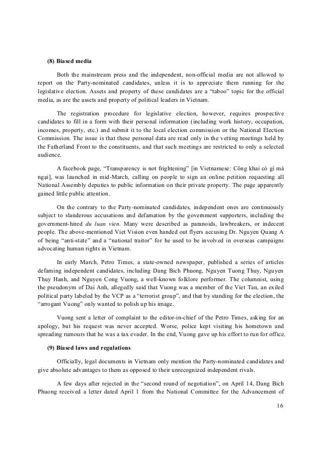 Argumentative Essay On Health Care Reform Essay Style Paper also Essay Proposal Outline Unfair Elections In Vietnam Updated April Classification Essay Thesis Statement