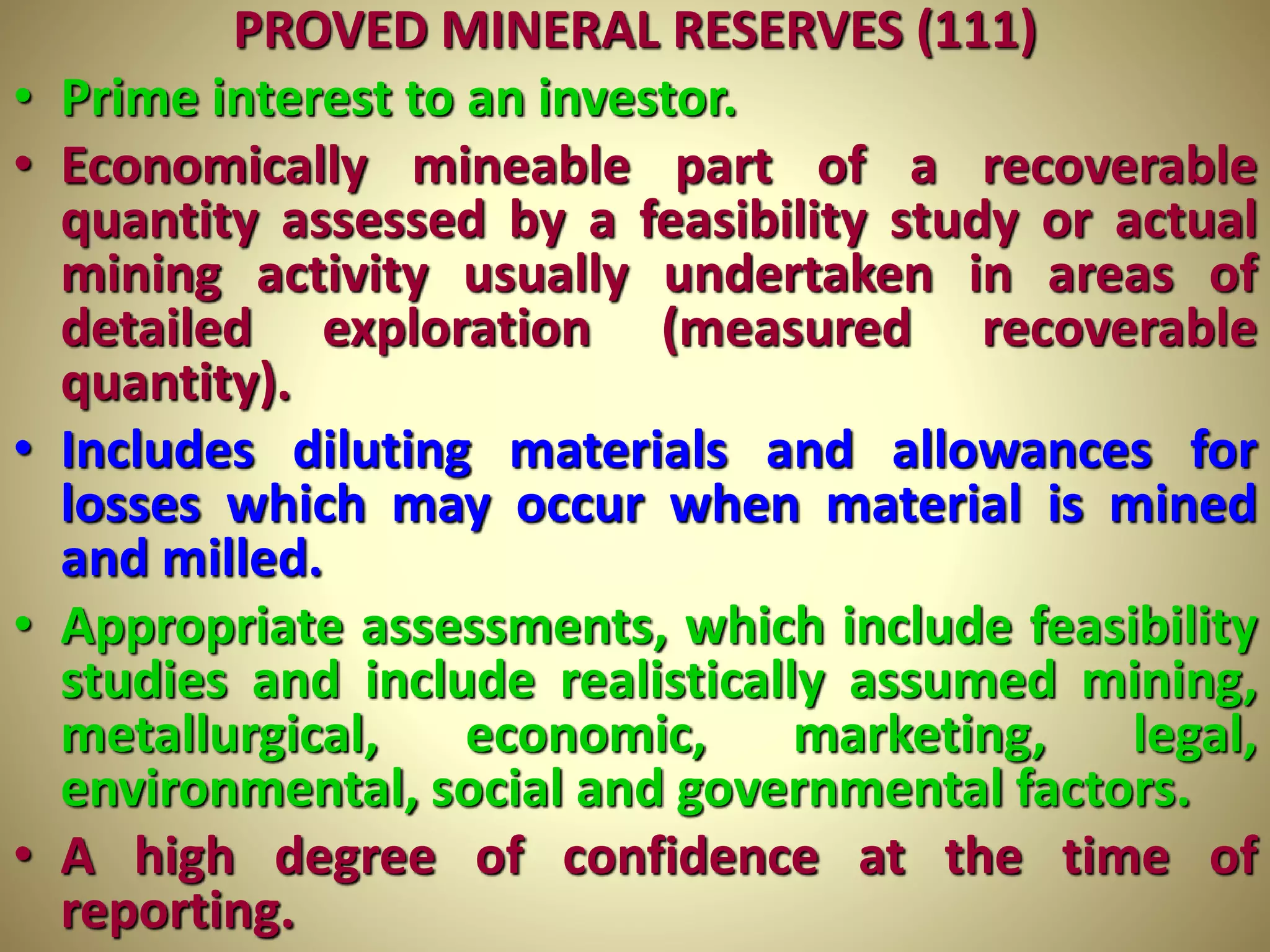 UNITED NATIONS FRAME WORK CLASSIFICATION (UNFC) AND ITS APPLICATION in ...