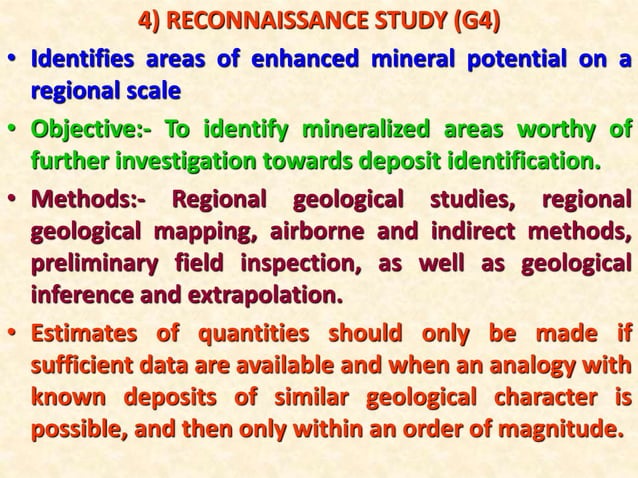UNITED NATIONS FRAME WORK CLASSIFICATION (UNFC) AND ITS APPLICATION in ...