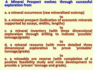 UNITED NATIONS FRAME WORK CLASSIFICATION (UNFC) AND ITS APPLICATION in ...