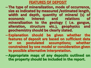 UNITED NATIONS FRAME WORK CLASSIFICATION (UNFC) AND ITS APPLICATION in ...