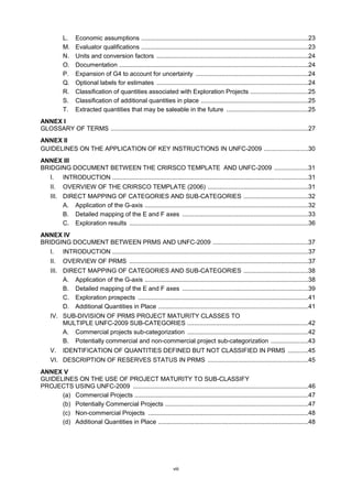 United Nations Framework Classification (UNFC-2009) | PDF