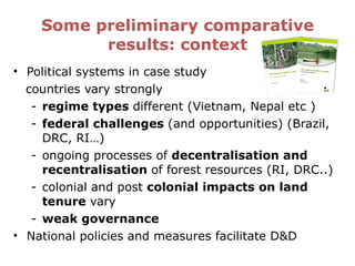 How is REDD+ unfolding on the ground?