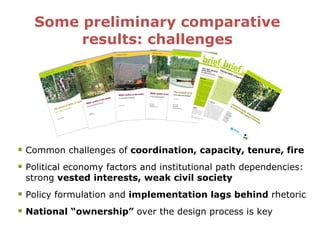 How is REDD+ unfolding on the ground?