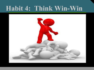 Habit 4: Think Win-Win
 