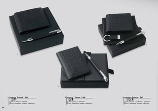 54
2
1
3
Parure / Set
Set ULC410 + USI4104
Incl. Packaging ‘Ungaro’ (UBW200)
UPBC4102 Parure / Set
Set UAU410 + ULW410 + USI4104
Incl. Packaging ‘Ungaro’ (UBX100)
8
UPBUW4103Parure / Set
Set ULW410 + USI4104
Incl. Packaging ‘Ungaro’ (UBW200)
UPBW4101
 