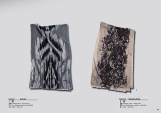 75
1
2
Goccia
Echarpe laine - Wool scarf
1800 x 600 mm
Incl. Packaging Black (UBN299)
UFG4171 Giardino Blue
Echarpe laine - Wool scarf
1800 x 600 mm
Incl. Packaging ‘Ungaro’ (UBH200)
UFG3432
 