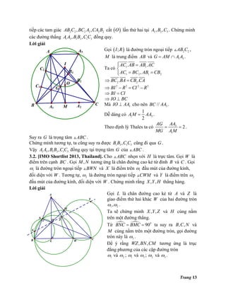 Ứng dụng phương tích và trục đẳng phương vào bài toán hình học phẳng 