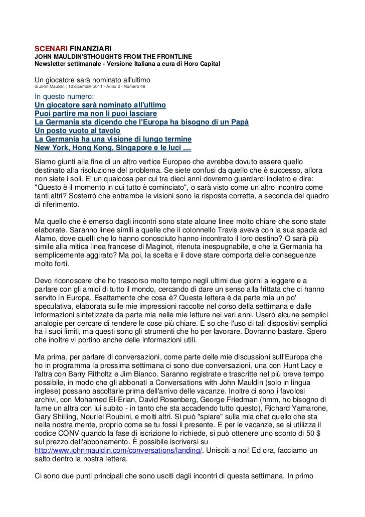 Lettera ad un mister di calcio