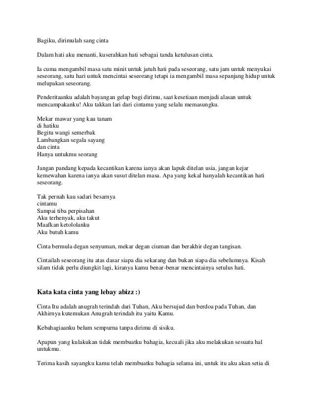 Ungkapan Bijak Tentang Cinta Dan Perasaan