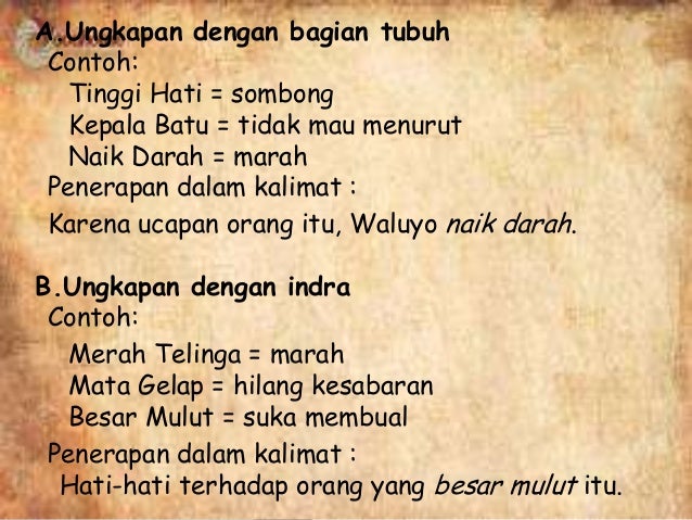 Dapatkan Gambar Ungkapan Peribahasa Kata Baku Dan Kata Serapan Terupdate by Cikimm.com