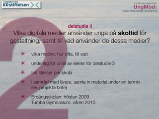 UngMods Broängsskolan maj 09