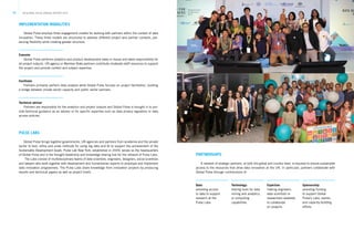 10 11UN GLOBAL PULSE ANNUAL REPORT 2017
IMPLEMENTATION MODALITIES
Global Pulse employs three engagement models for working with partners within the context of data
innovation. These three models are structured to address different project and partner contexts, pre-
serving flexibility while creating greater structure.
Executor
Global Pulse performs analytics and product development tasks in-house and takes responsibility for
all project outputs. UN agency or Member State partners contribute moderate staff resources to support
the project and provide content and subject expertise.
Facilitator
Partners primarily perform data analysis while Global Pulse focuses on project facilitation, building
a bridge between private sector capacity and public sector partners.
Technical advisor
Partners are responsible for the analytics and project outputs and Global Pulse is brought in to pro-
vide technical guidance as an advisor or for specific expertise such as data privacy regulation or data
access policies.
PULSE LABS
Global Pulse brings together governments, UN agencies and partners from academia and the private
sector to test, refine and scale methods for using big data and AI to support the achievement of the
Sustainable Development Goals. Pulse Lab New York, established in 2009, serves as the headquarters
of Global Pulse and is the thought-leadership and knowledge sharing hub for the network of Pulse Labs.
The Labs consist of multidisciplinary teams of data scientists, engineers, designers, social scientists
and lawyers who work together with development and humanitarian experts to prototype and implement
data innovation programmes. The Pulse Labs share knowledge from innovation projects by producing
reports and technical papers as well as project briefs.
PARTNERSHIPS
A network of strategic partners, at both the global and country level, is required to ensure sustainable
access to the resources that drive data innovation at the UN. In particular, partners collaborate with
Global Pulse through contributions of:
Sponsorship:
providing funding
to support Global
Pulse’s Labs, events,
and capacity-building
efforts
Expertise:
making engineers,
data scientists or
researchers available
to collaborate
on projects
Technology:
sharing tools for data
mining and analytics,
or computing
capabilities
Data:
providing access
to data to support
research at the
Pulse Labs
 
