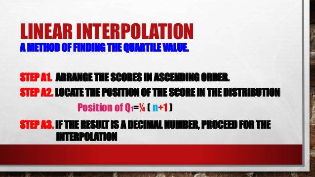 Measures Of Position For Ungrouped Data Quartiles Deciles Per