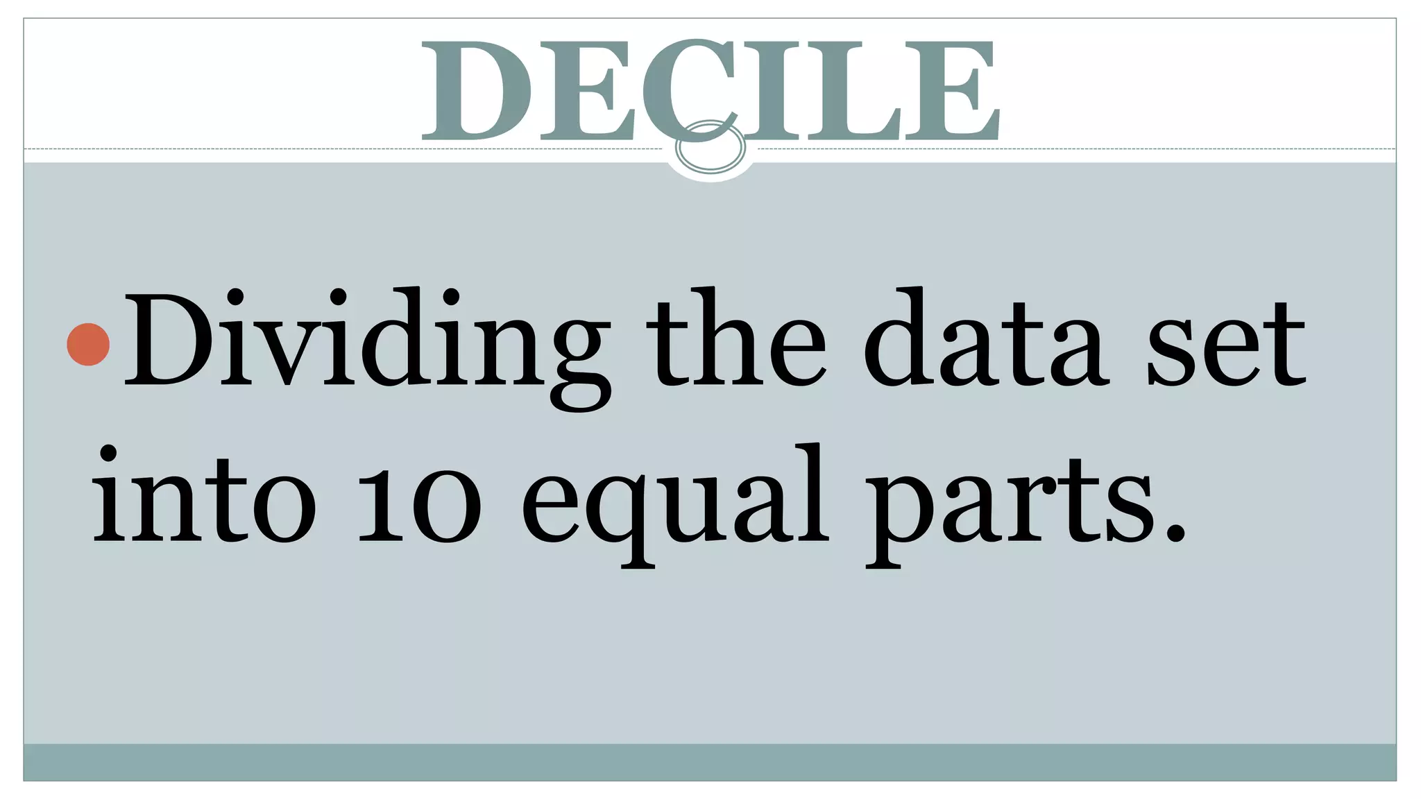 Measures of Position for Ungroup Data | PPTX