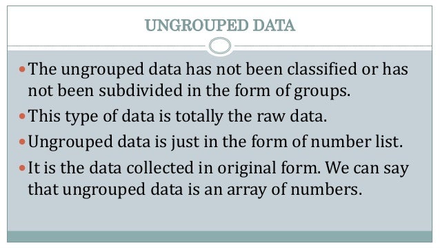 Measures Of Position For Ungroup Data