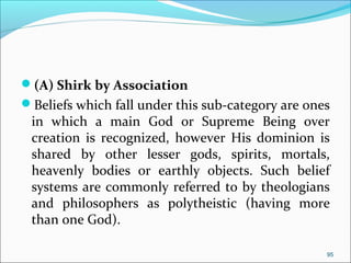 Shirk Objects Ungs2030 : THE ISLAMIC WORLDVIEW | PPT