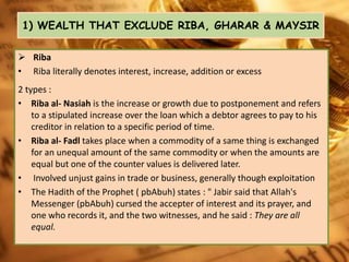 Halal Ways of Earning Wealth In Islam | PPTX
