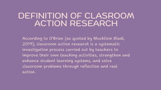 Ppt Clasroom Action Research by Novi (23231026) | PDF