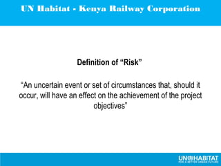 Nigel Hurst presentation on Risk Management in Projects | PPT