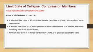 Comprehensive Design Principles for RCC Compression Members in ...