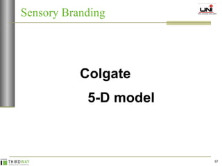 Sensory Branding Colgate 5-D model 