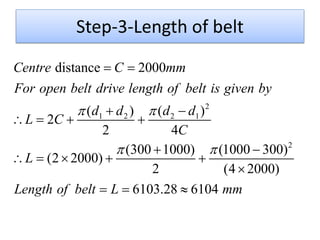 Belt Loop Distance Comprehensive Analysis and Design of Belt Drives with Numerical ...
