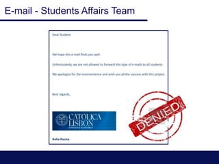 E-mail - Students Affairs Team
 