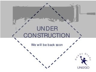 UNDER
CONSTRUCTION
We will be back soon
 