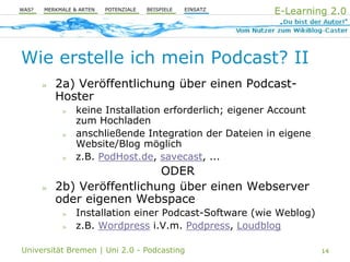 Uni 2.0 | VT Podcasting