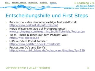 Uni 2.0 | VT Podcasting