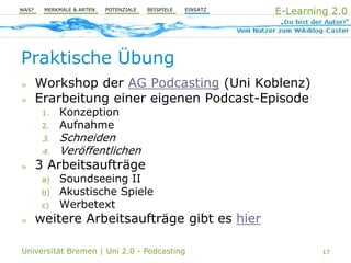 Uni 2.0 | VT Podcasting