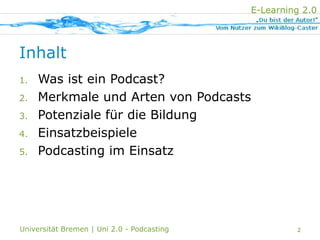 Uni 2.0 | VT Podcasting