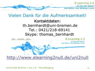 Uni 2.0 | VT Microblogging