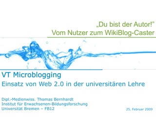Uni 2.0 | VT Microblogging